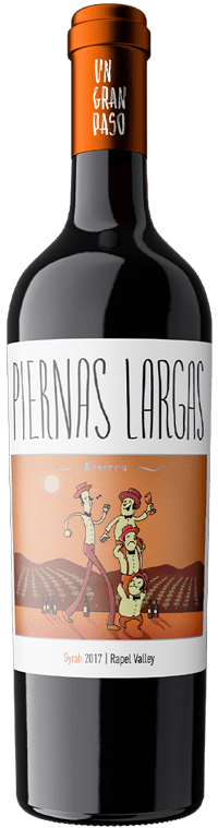 Syrah Gran Reserva - Vino Piernas Largas - Un Gran Paso - Chile